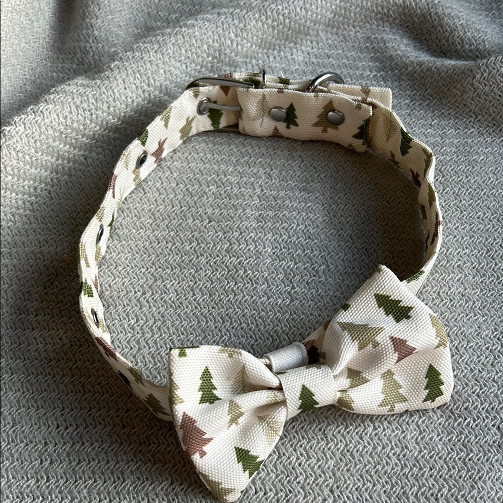 NWOT Woodland Canvas Dog Collar | Size L (15”-22”)